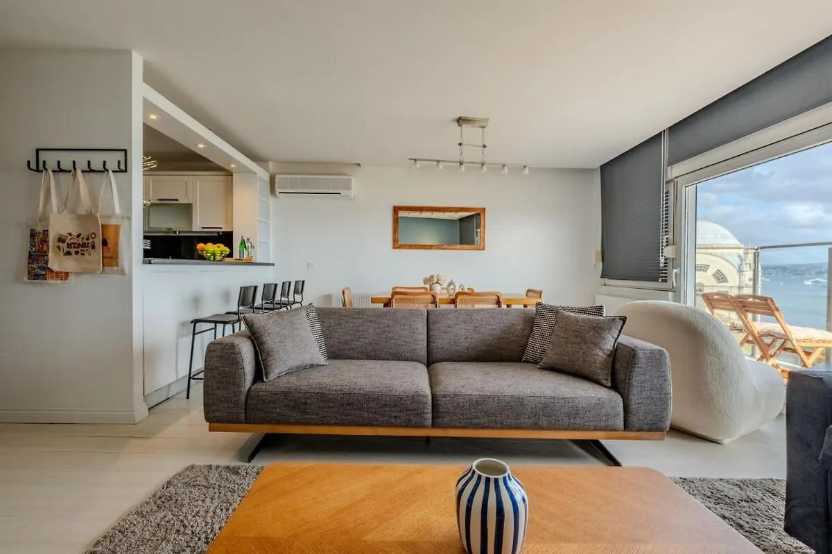 Bosphorus View With Spacious 3 Bedrooms Istanbul Apartment